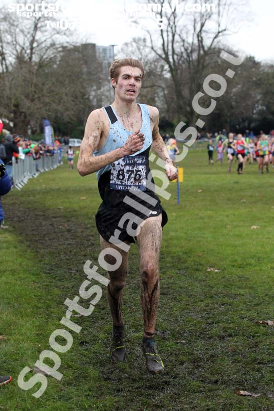 Mens under-20s, 2019 European Cross Country Trials and British Cross Challenge, Sefton Park, Liverpool.  Photo: David T. Hewitson/Sports for All Pics